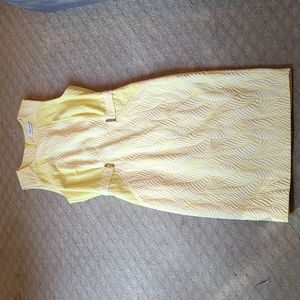 Yellow CK dress
